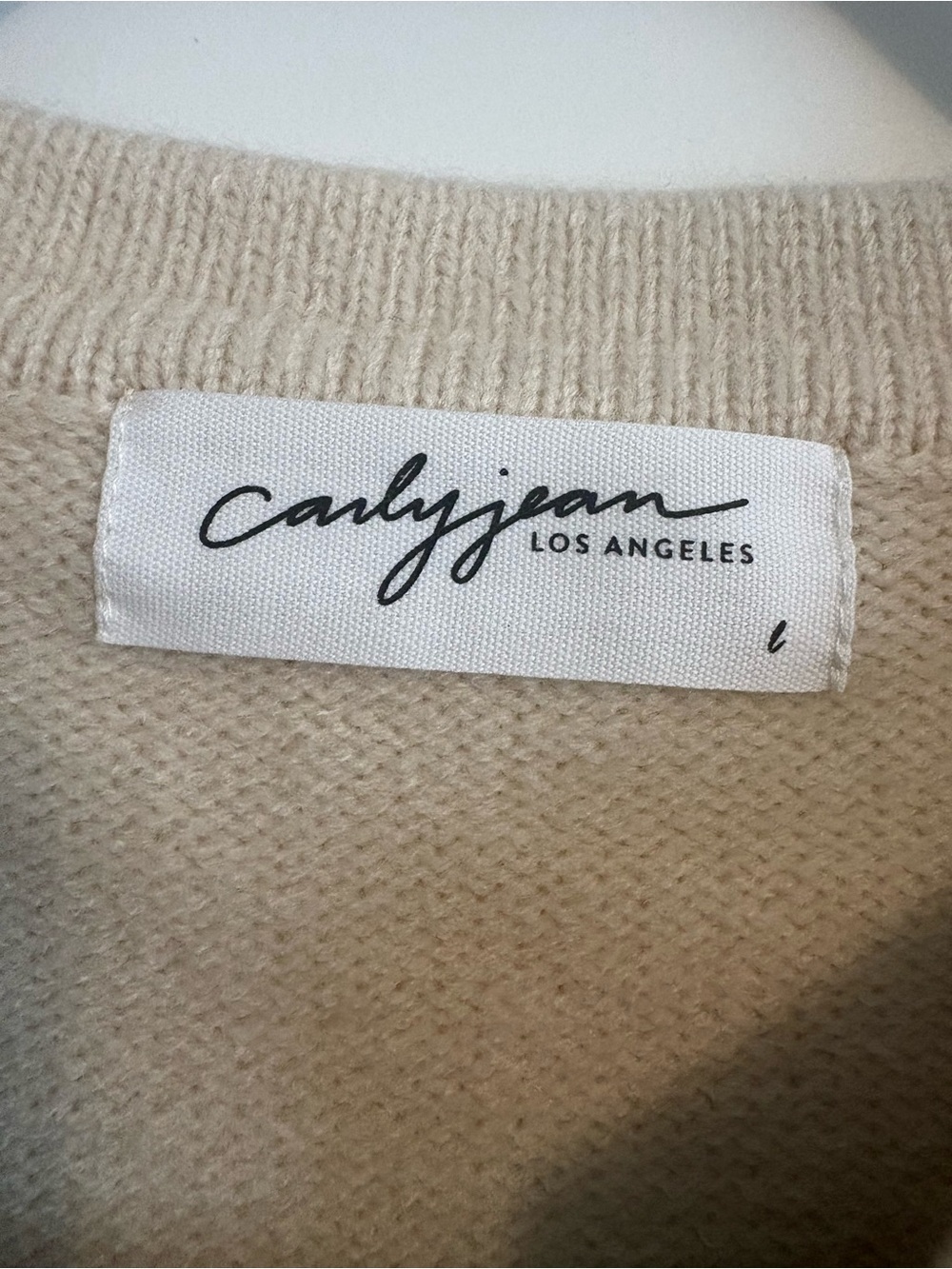 CJLA | Cream & Brown | Fall Stripe Collared Sweater | Classic Academia | Neutral - Picture 2 of 3